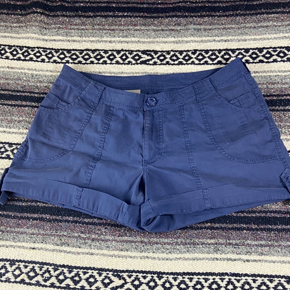 Koppen Women's Deep Blue Cargo Shorts camping hiking 12